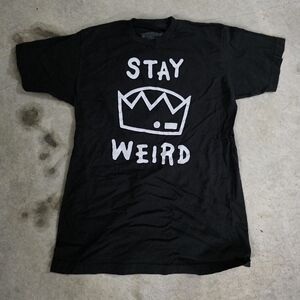 Stay Weird Black T-Shirt